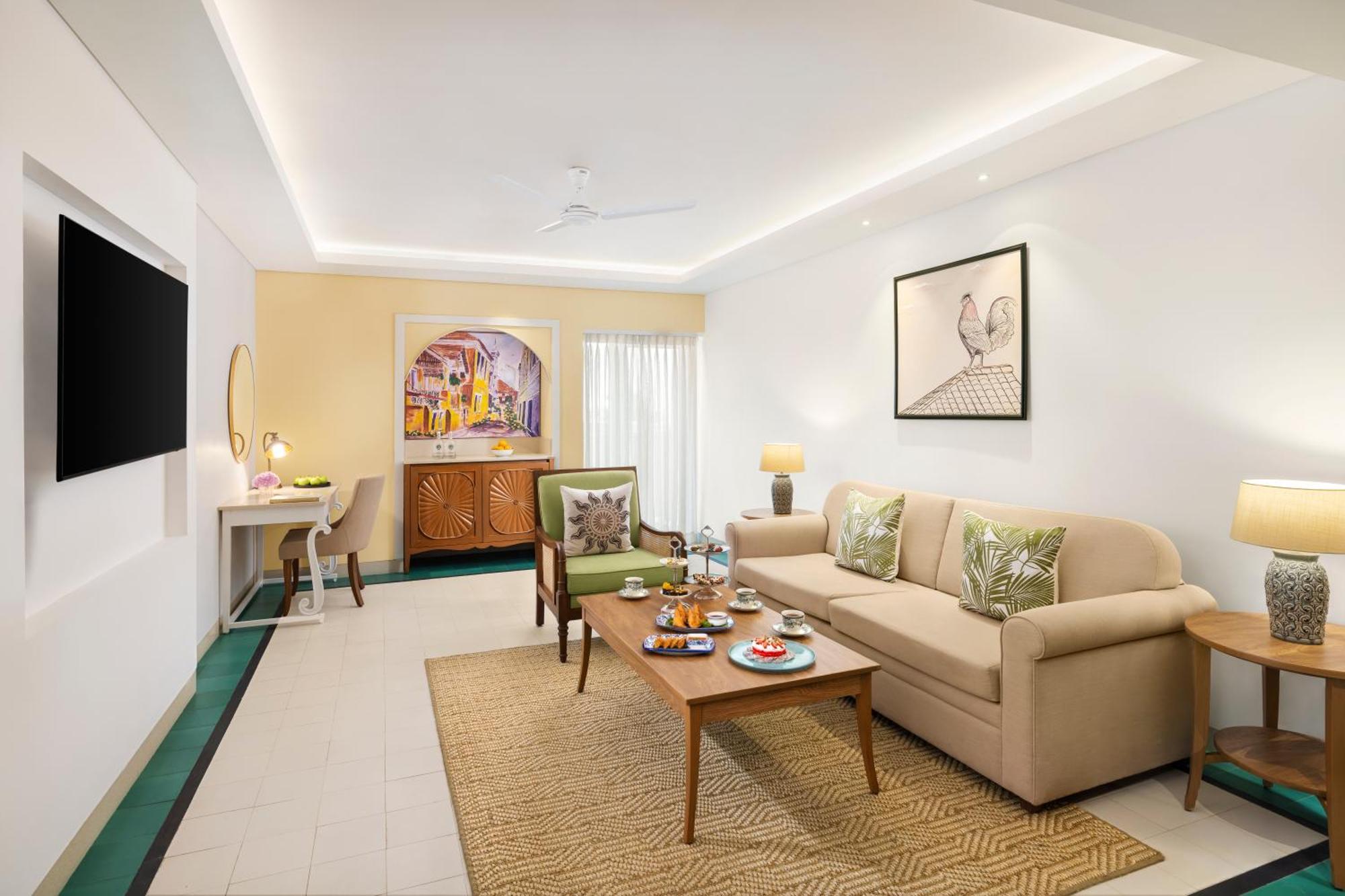 Taj Cidade De Goa Heritage, Goa Santa Cruz エクステリア 写真 Living room